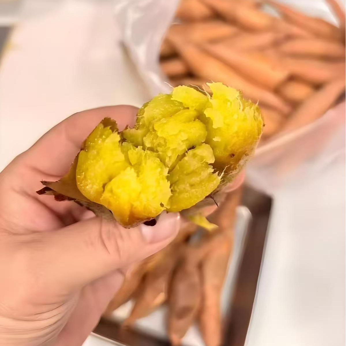 正宗榆林沙地红薯香蕉薯新鲜地瓜软糯香甜包邮L 图片 4