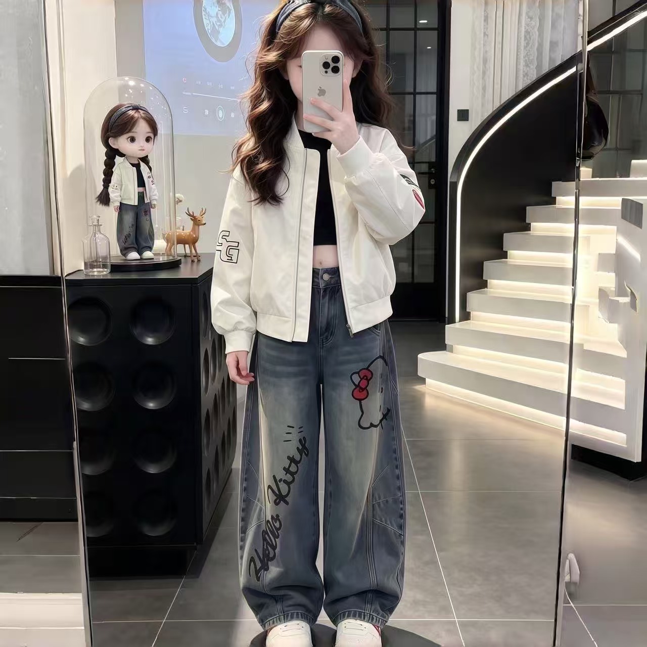 2026春秋新款上新女童洋气棒球服衣服潮酷风儿童秋季时髦套装长袖 到手价¥199.00