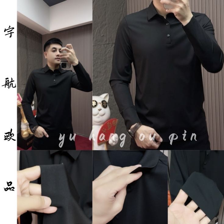 35166秋季新款男士时尚休闲高端气质潮流简约大气爆版Polo衫 到手价¥99.90