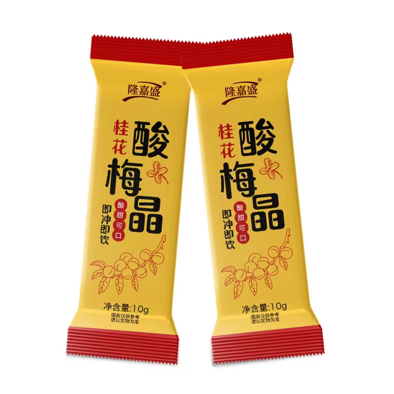 【主】隆嘉盛桂花酸梅晶10g/条酸梅汤粉原料包老北京乌梅果汁饮料 图片 5