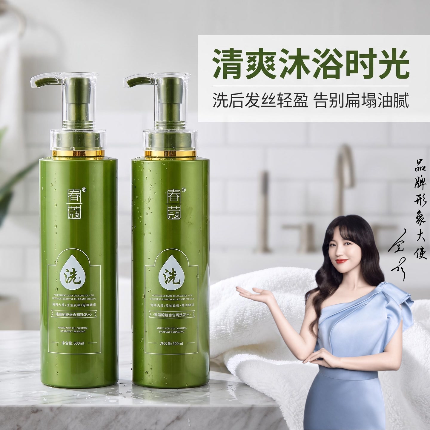 【铁妯娌粉丝专享】春蔻氨基酸控油去屑去屑蓬松洗发水洗护套装 到手价¥39.90