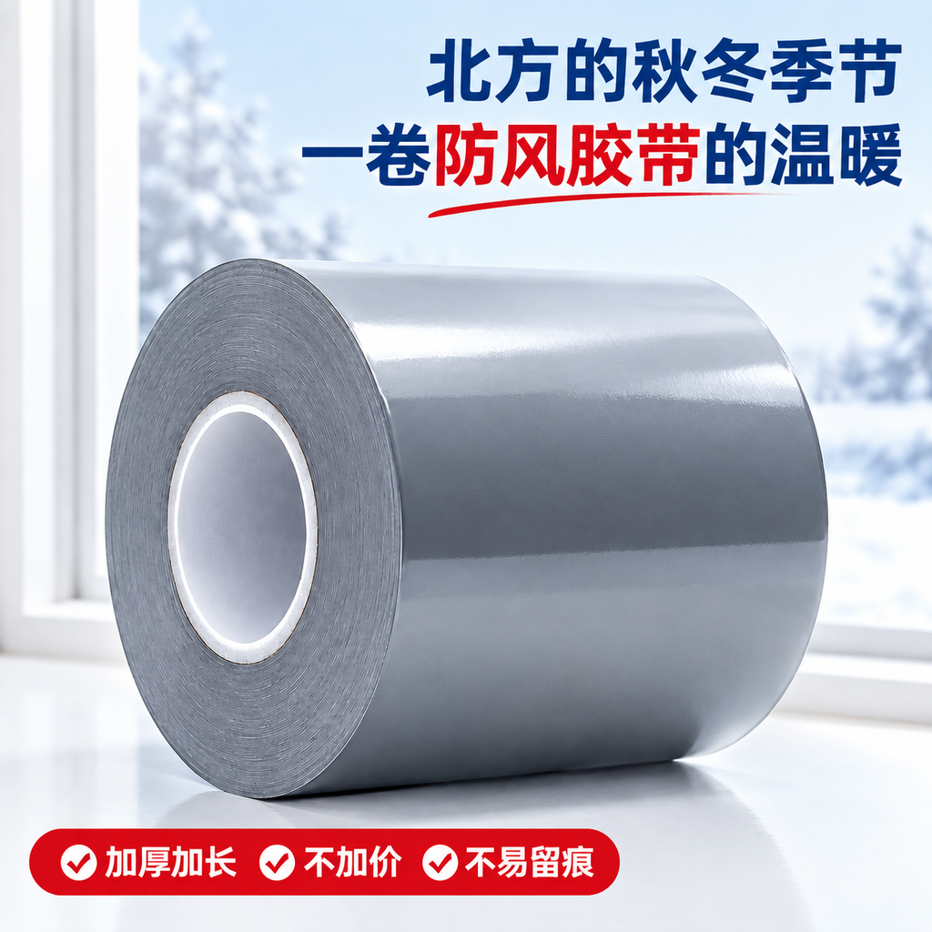 【秋冬必备】窗户防风胶带防风保暖封窗胶带冬天漏风挡风密封胶带 到手价¥6.80