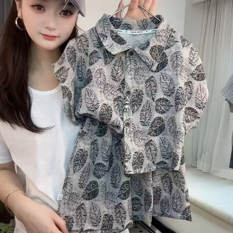 儿童新款夏季韩系背心短裤衬衫套装男童休闲套装 到手价¥22.90