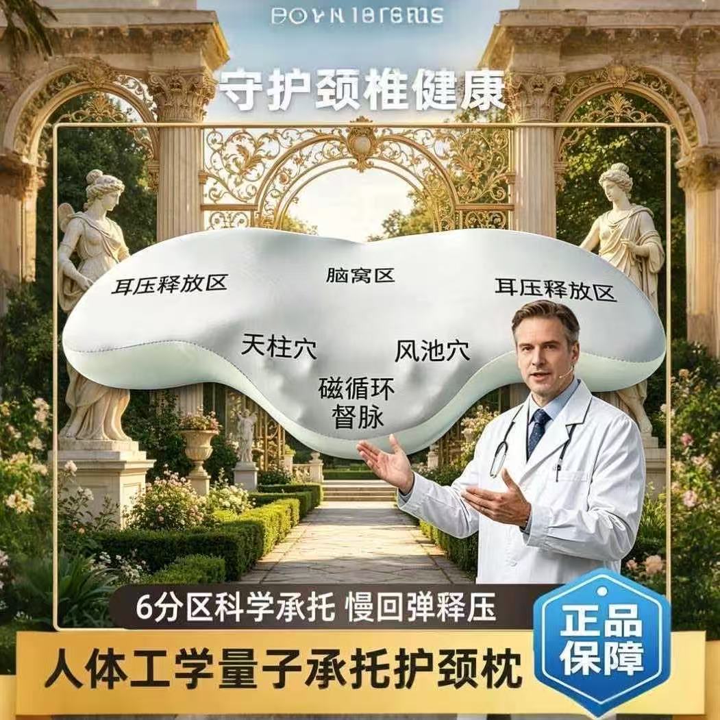 量子承托护颈护颈记忆枕芯一只装成人深睡枕Pro忆棉枕头 到手价¥29.90