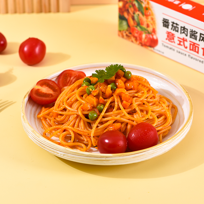 【10.8到手4盒】意大利面番茄肉酱风味儿童黑椒蟹黄非油炸意面 图片 8