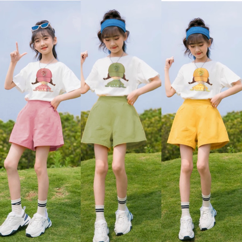 2026新款夏季套装短袖短裤个性男女宝同款韩版休闲套装 到手价¥8.90