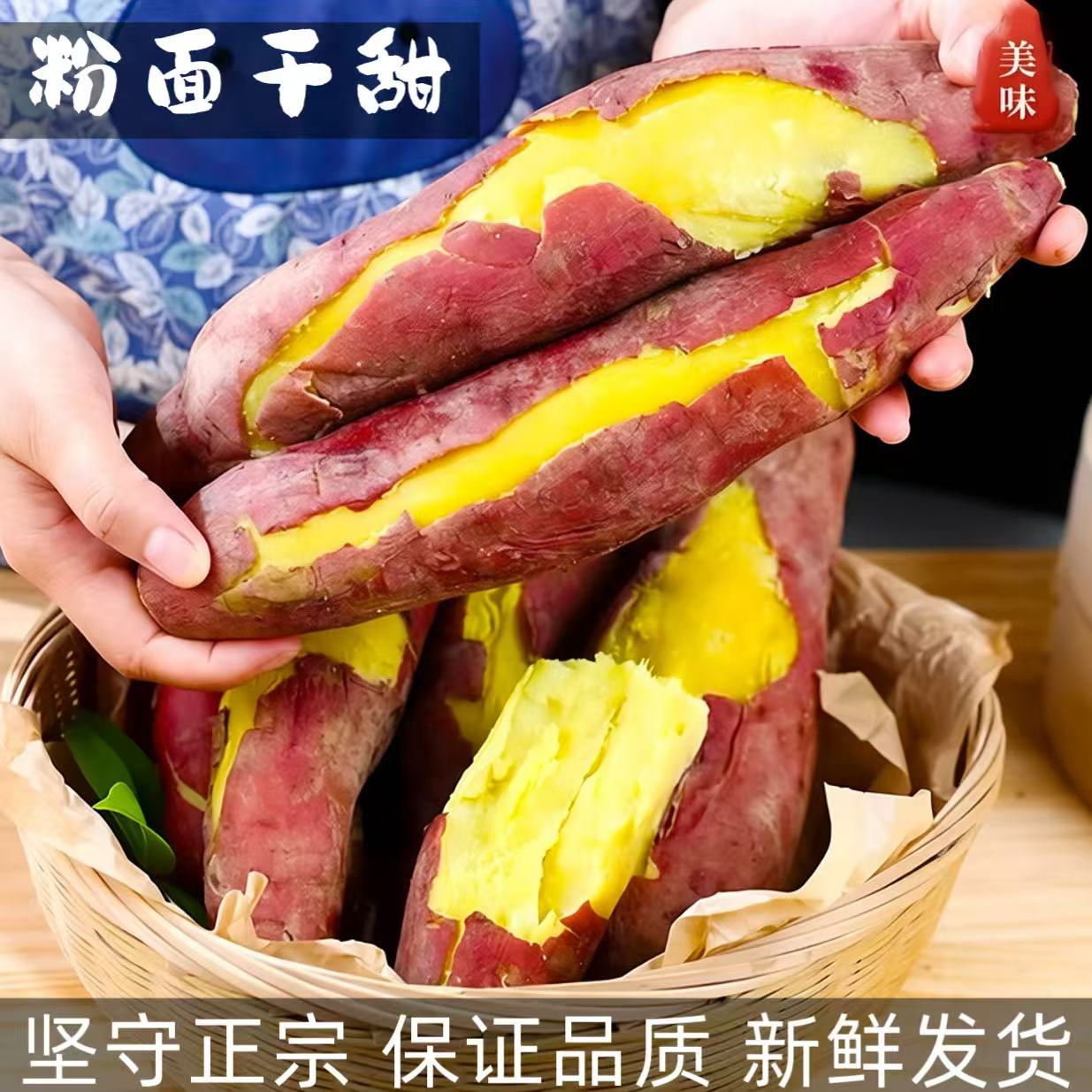 2026陕西沙地板栗红薯现挖现发皮薄肉厚粉面香甜产地直发地瓜蜜薯 到手价¥19.90
