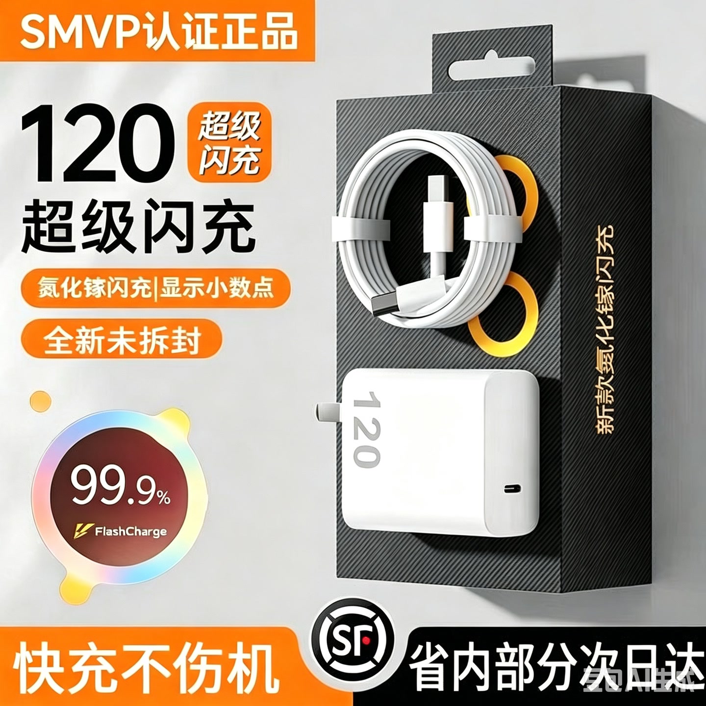 适用VIVO/IQOO充电器120快充X200Pro/100/90/80/70手机80/44充电 到手价¥27.00