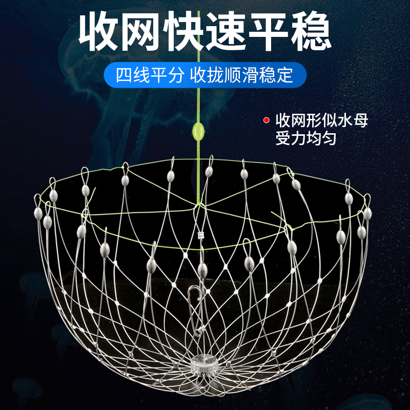 手竿台钓螃蟹笼河蟹钩钓螃蟹套钓大闸蟹工具自动蟹笼网红螃蟹 图片 4
