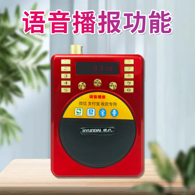便携移动音响蓝牙音响收音机老年人播放器插U盘插卡听戏曲0026 图片 2