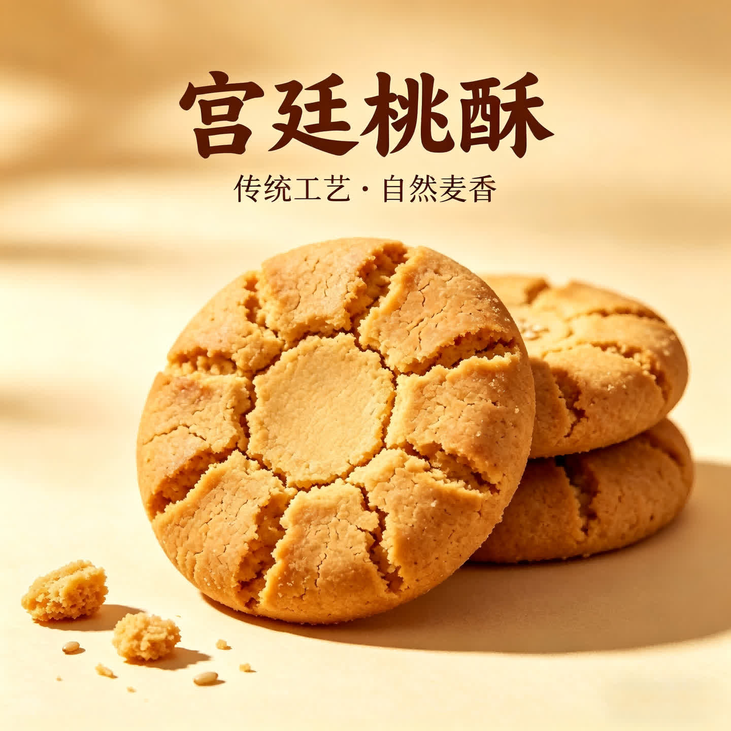 【常各庄】宫廷桃酥—尝鲜体验八块装 图片 3