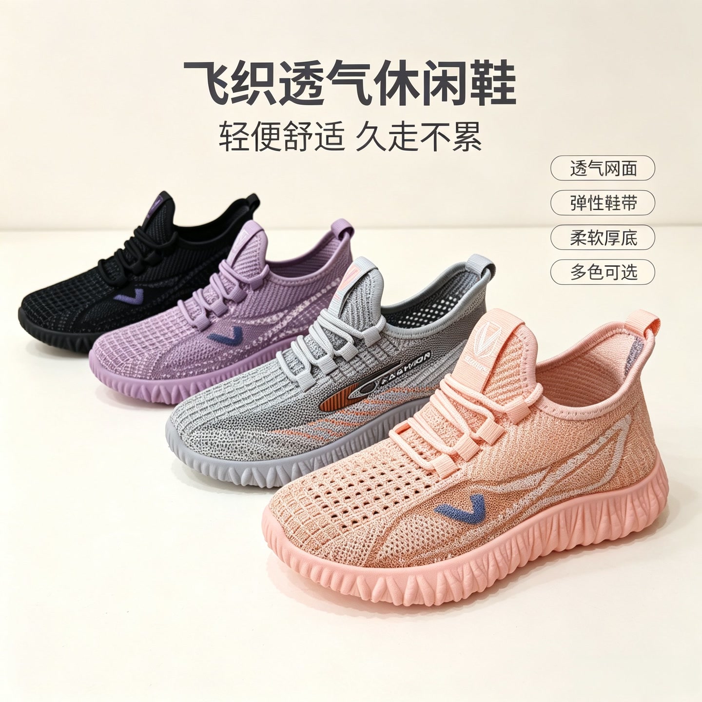 鞋子男女飞织轻便2261福利款 到手价¥19.99