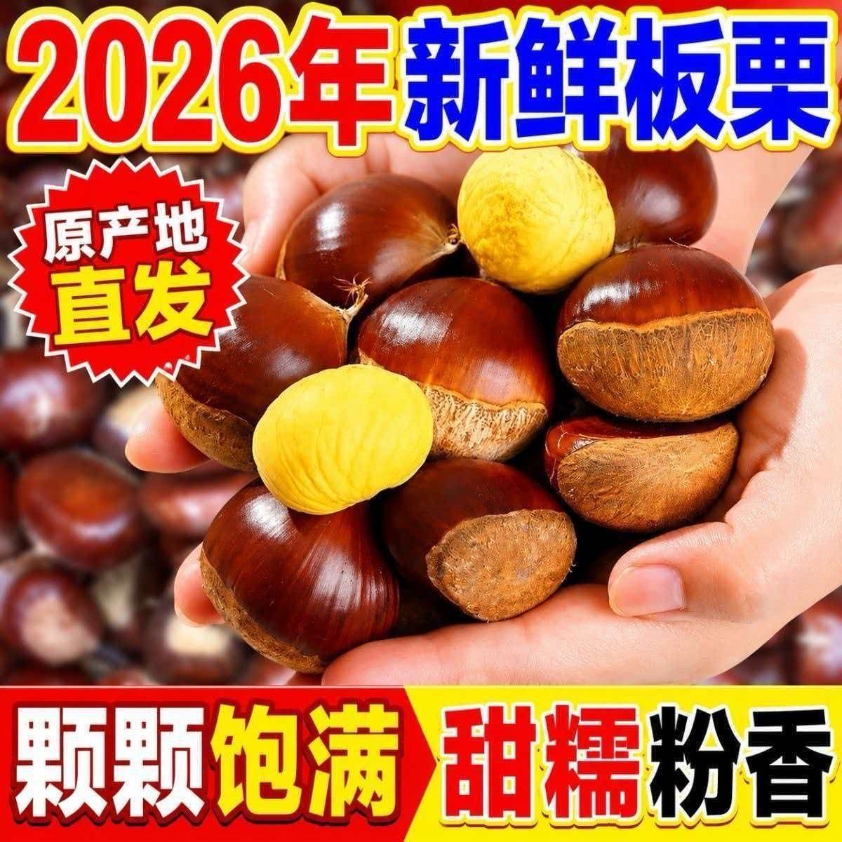 【15.8到手5斤】】丹东老树板栗软糯香甜产地直发当季新货新鲜 到手价¥15.80