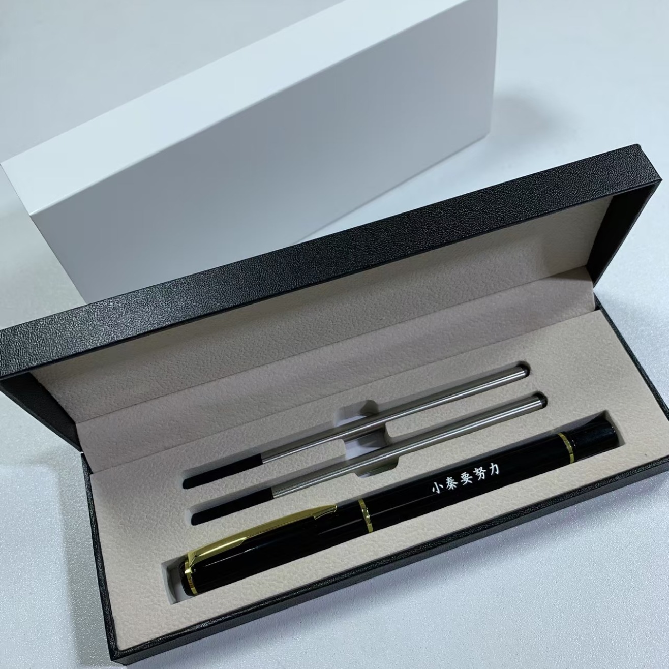 （利灵）定制迈巴赫商务高档伴手礼品定制签字笔金属中性笔笔记本 到手价¥8.88